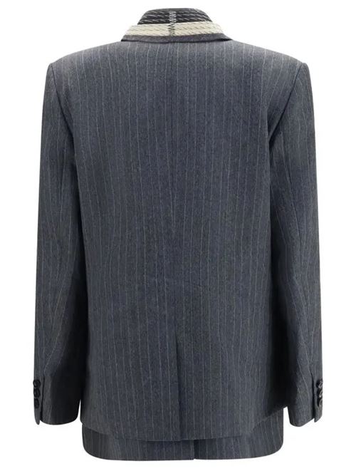 Blazer gessato SACAI | 2608632001