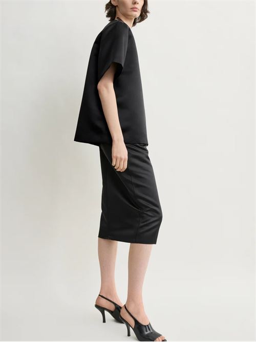 T-shirt in raso duchesse TOTEME | 263WRT0761FB0673001