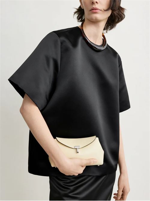 T-shirt in raso duchesse TOTEME | 263WRT0761FB0673001
