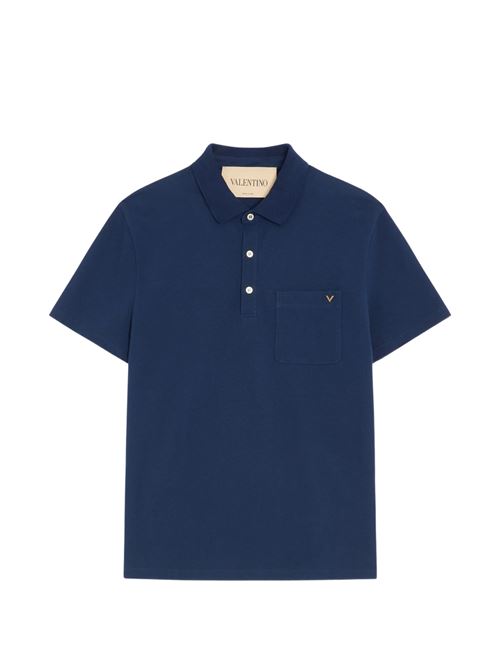 Polo con logo VALENTINO | VMH04VBMDD51